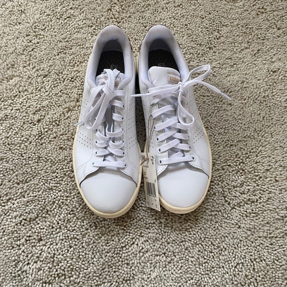 Adidas Cloudfoam Advantage white w leopard shoes - Picture 5 of 9